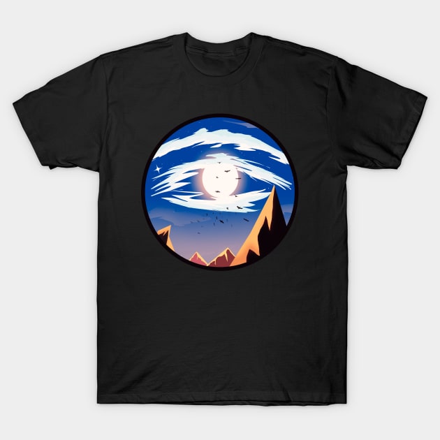 Eye Of Horus 2d Landscape v2 - Mythology Lover T-Shirt by Dener Queiroz
